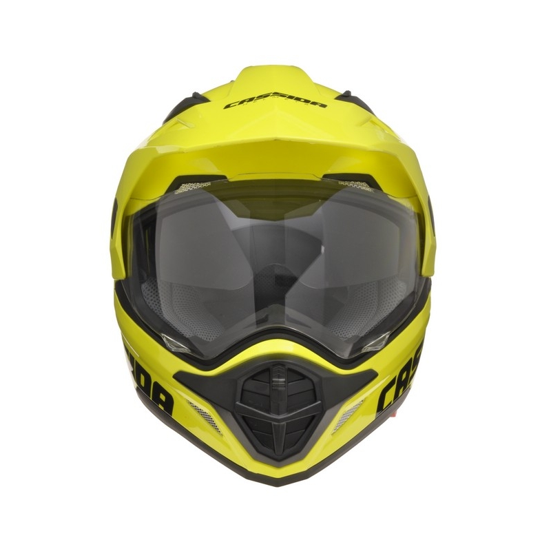 Enduro Motorradhelm Cassida Tour fluo gelb