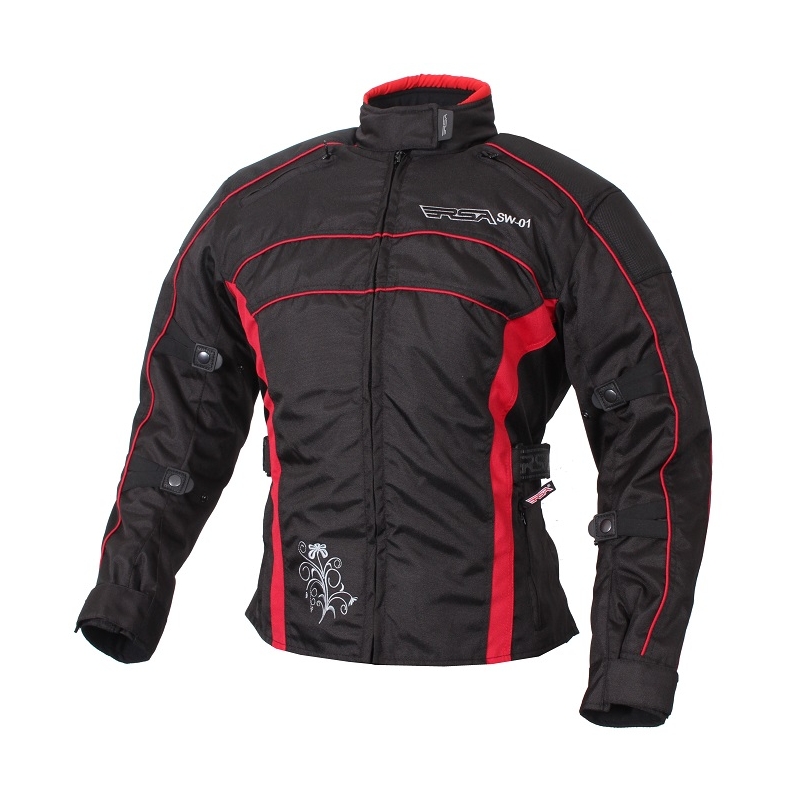 Damen Motorradanzug RSA SW-01 rot - 2 Stück Ausverkauf