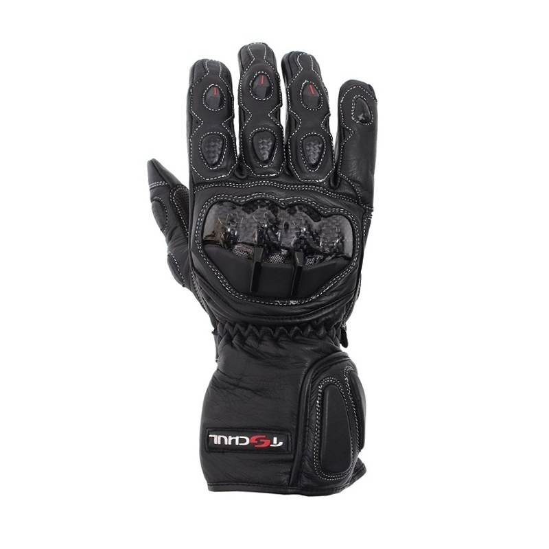 Motorradhandschuhe Tschul 230 schwarz Ausverkauf