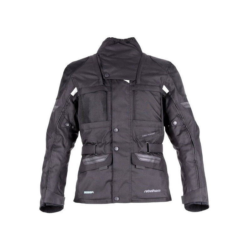 Rebelhorn Cubby II Schwarz Motorradjacke Ausverkauf