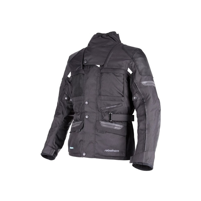 Rebelhorn Cubby II Schwarz Motorradjacke Ausverkauf