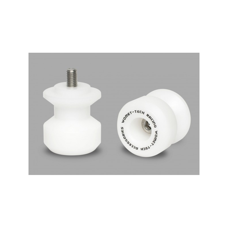 Walzen für Hinterradschwinge Womet-Tech - Endurance M6 weiß Ausverkauf