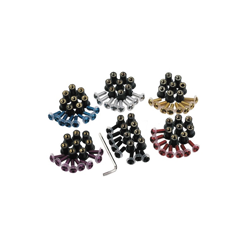 Schraubensatz für Plexiglas Oxford silber