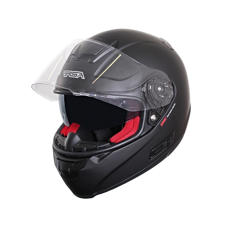 Motorradhelm RSA SR-01 schwarz matt Ausverkauf