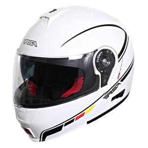 RSA TR-01 weiß-schwarz Motorradhelm zu verkaufen Ausverkauf
