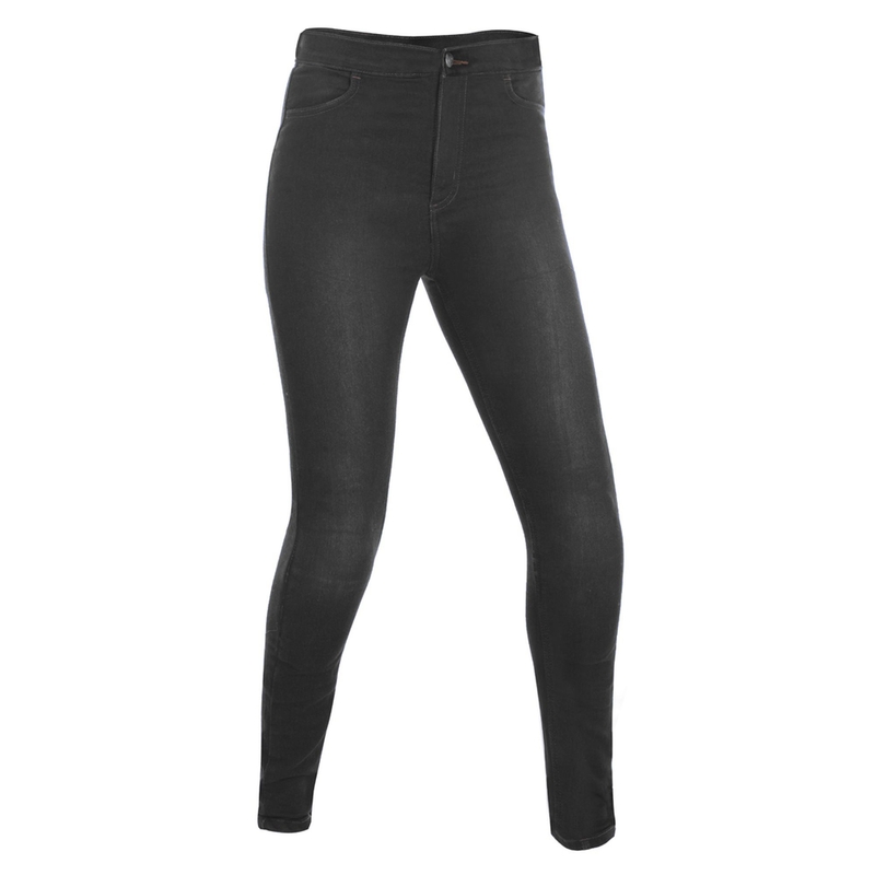 Women's Oxford Jeggings Schwarz Lange Leggings