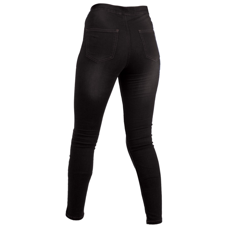 Women's Oxford Jeggings Schwarz Lange Leggings