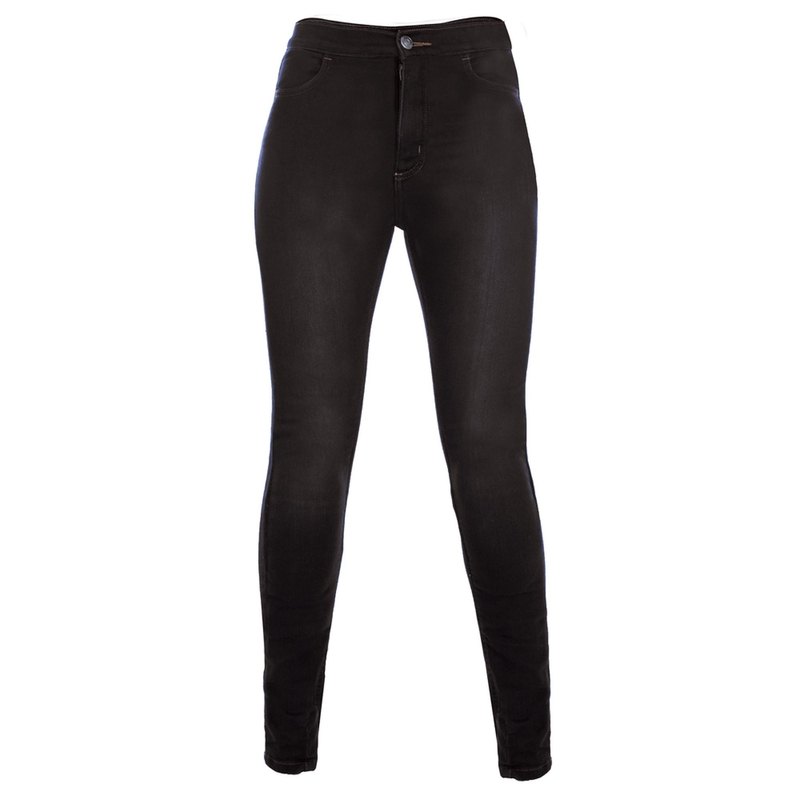 Women's Oxford Jeggings Schwarz Lange Leggings
