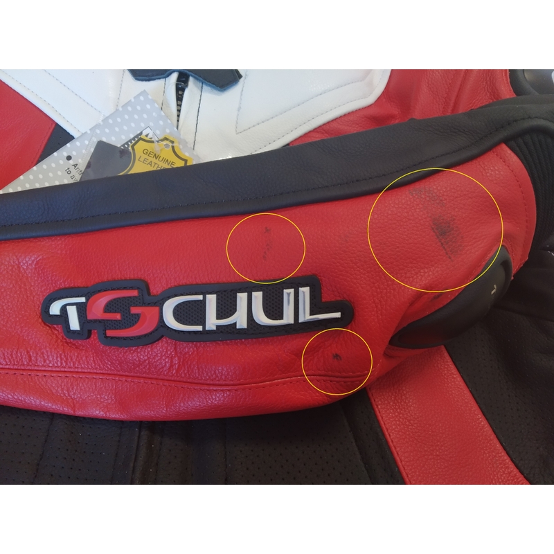 Damenjacke Tschul 736 schwarz-weiß-rot - II. Qualität