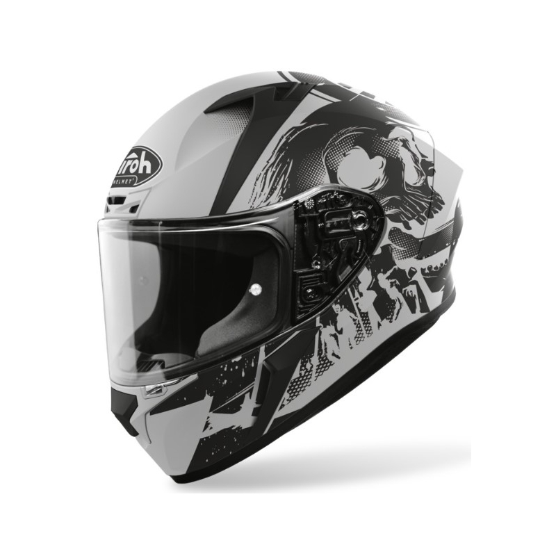 Integralhelm Airoh Valor Akuna grau-schwarz