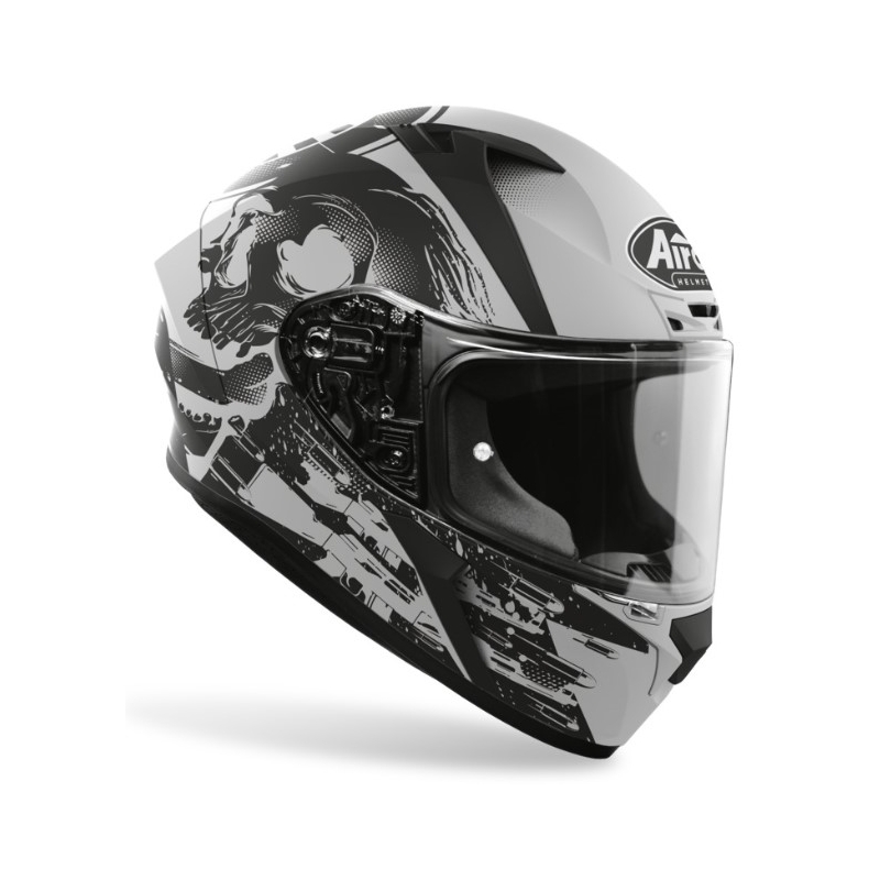 Integralhelm Airoh Valor Akuna grau-schwarz