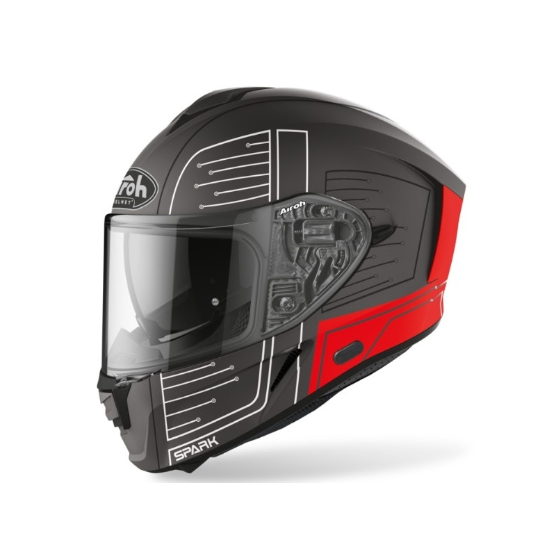 Integralhelm Airoh Spark Cyrcuit titanrot