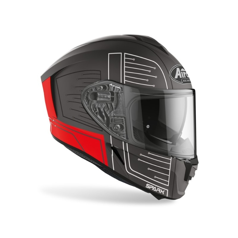Integralhelm Airoh Spark Cyrcuit titanrot