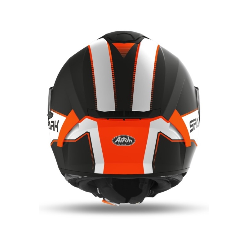 Integralhelm Airoh Spark Flow schwarz-weiß-orange Ausverkauf