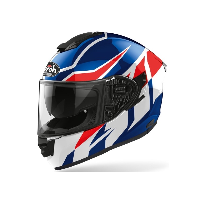 Integralhelm Airoh ST 501 Frost blau-weiß-rot
