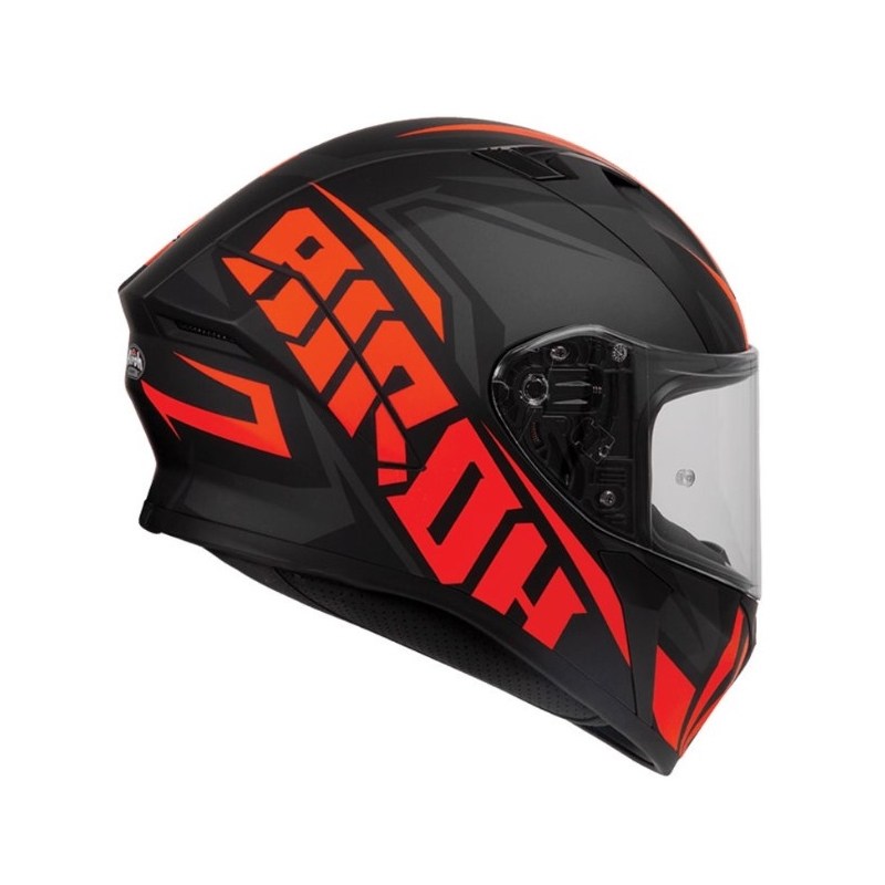 Integralhelm Airoh Valor Impact schwarz-orange