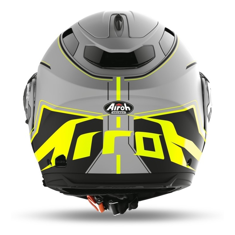 Kipphelm Airoh Phantom S Beat grau-schwarz-fluo gelb