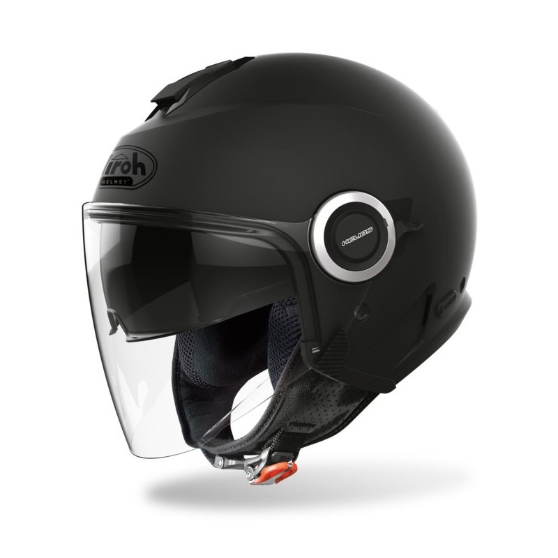 Open Helmet Airoh Helios Farbe schwarz matt Ausverkauf