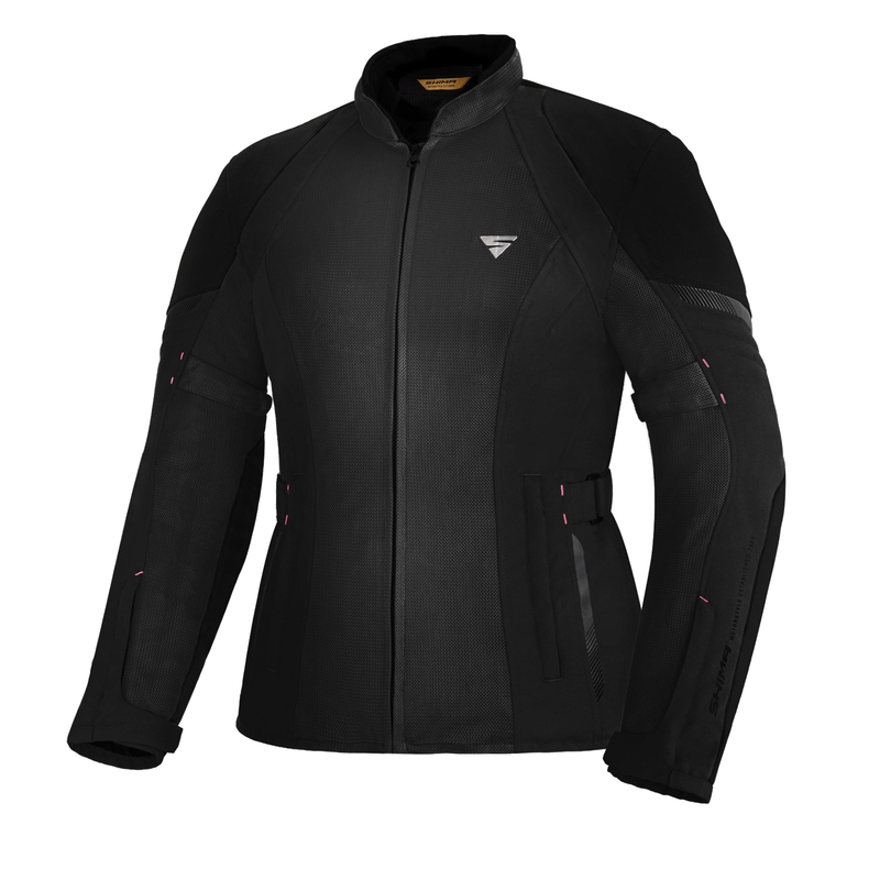 Frauen Shima Jet Black Motorradjacke Ausverkauf