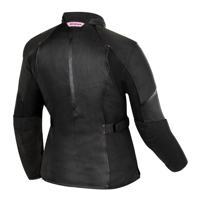 Frauen Shima Jet Black Motorradjacke Ausverkauf