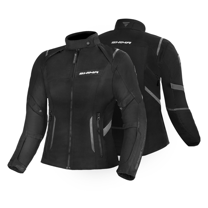 Damen Motorradjacke Shima Rush schwarz Ausverkauf