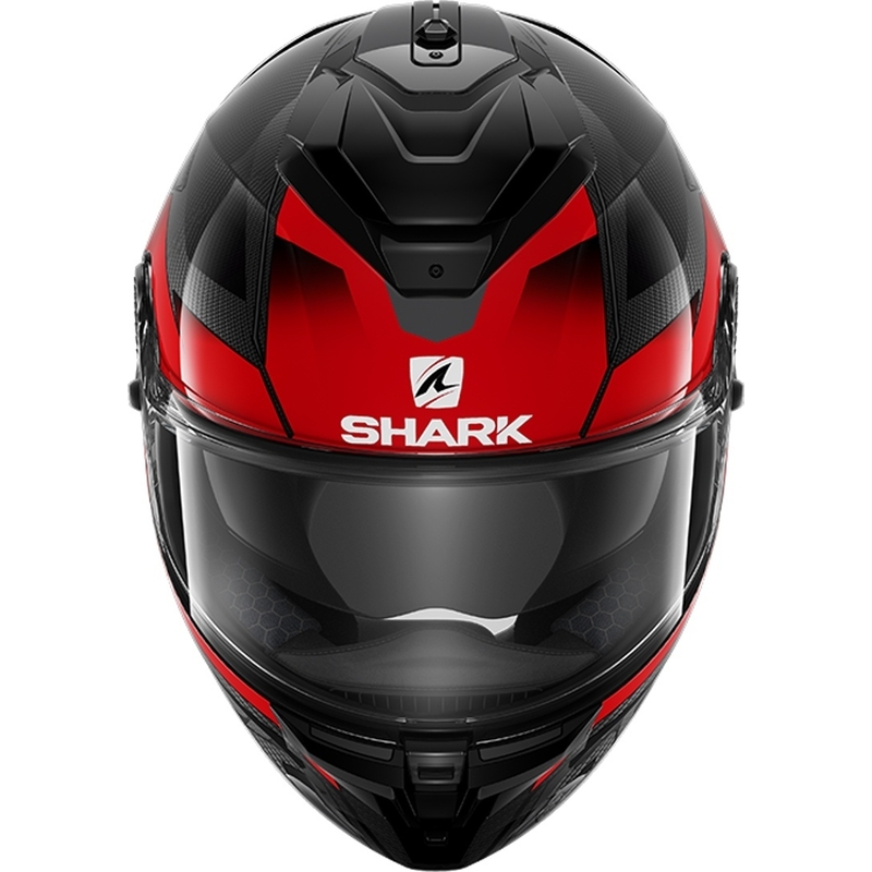 Integralhelm SHARK SPARTAN GT Carbon Shestter schwarz-rot