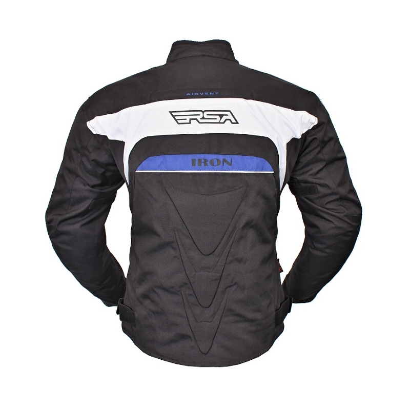 RSA Iron Black and Blue Motorradjacke Ausverkauf
