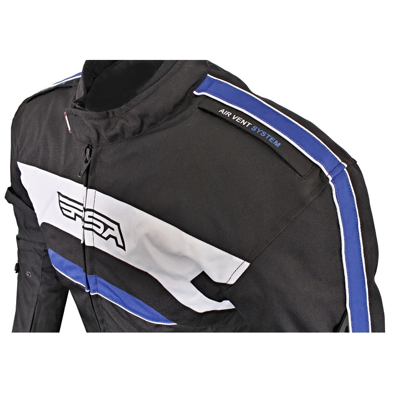 RSA Iron Black and Blue Motorradjacke Ausverkauf