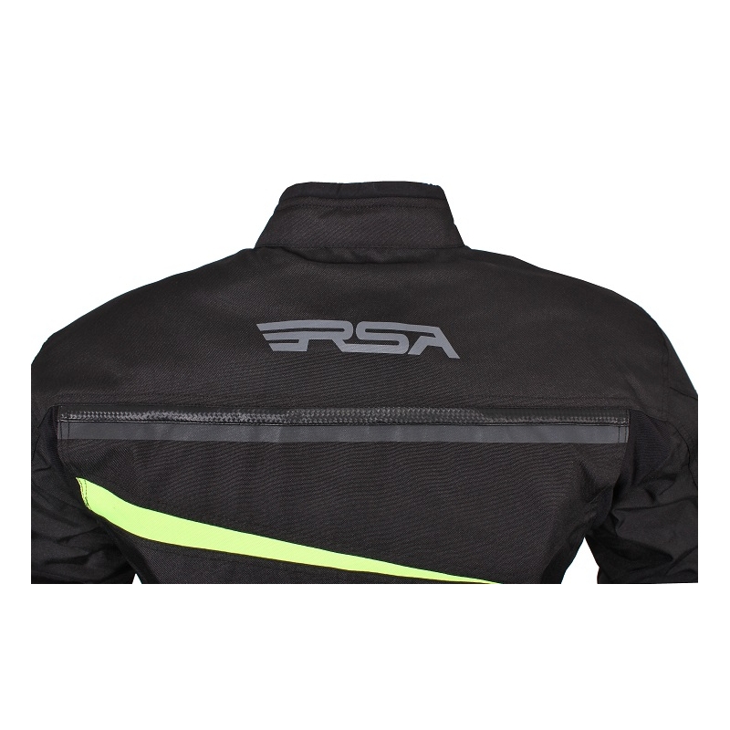RSA Razor schwarz-fluo gelb Motorradjacke Ausverkauf