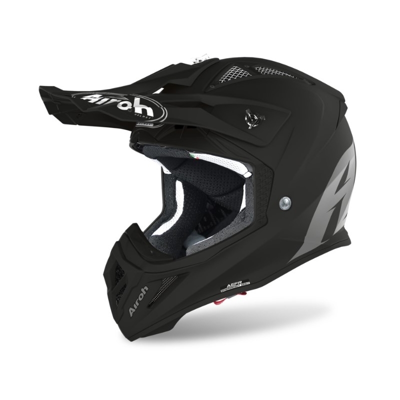 Motocross Helm Airoh Aviator Ace Farbe schwarz matt