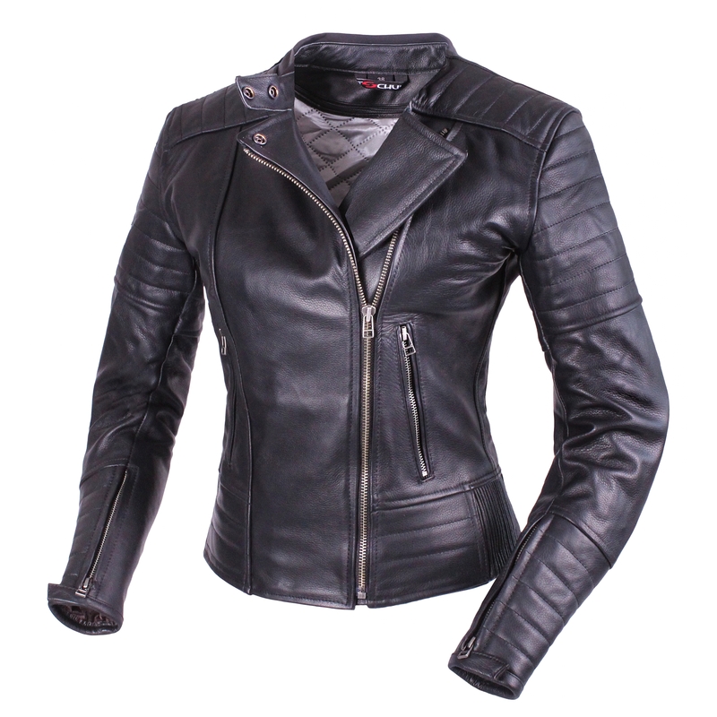 Damen Motorradjacke Tschul 655 schwarz Ausverkauf