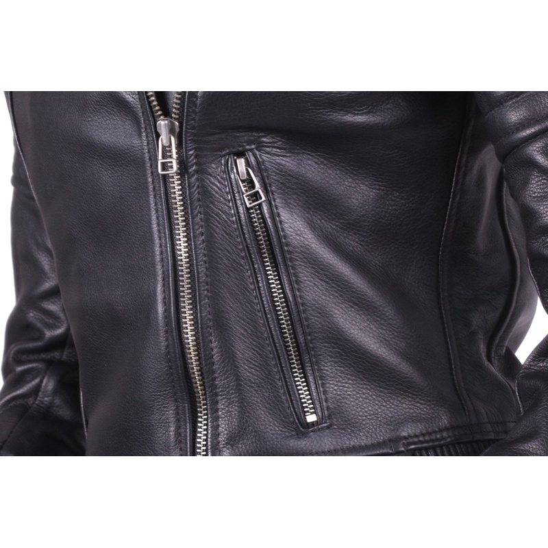 Damen Motorradjacke Tschul 655 schwarz Ausverkauf