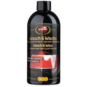 Shampoo mit Wachs Autosol Wash and Wax 500 ml