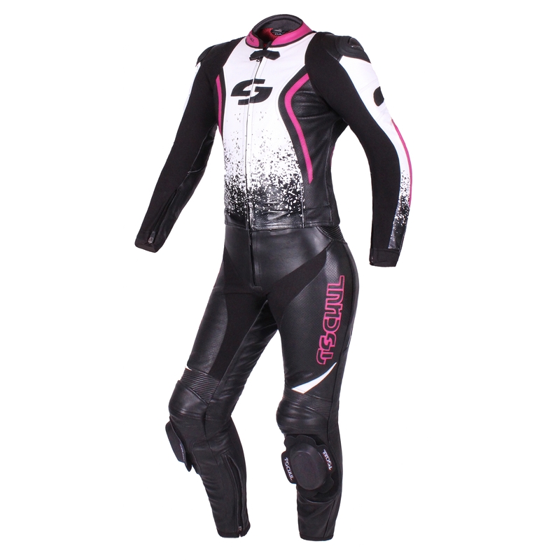 Damen Tschul 586 schwarz-weiß-rosa Hose Ausverkauf
