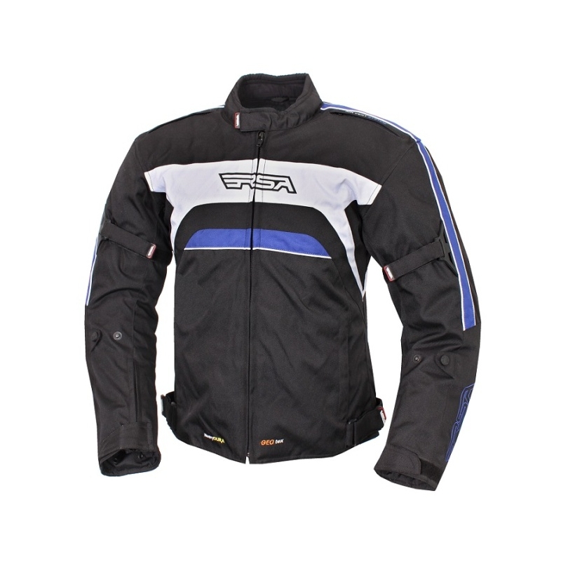 RSA Iron Black and Blue Motorradjacke Ausverkauf