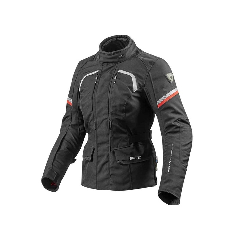 Damen Revit Neptune GTX Schwarz Motorradjacke Ausverkauf