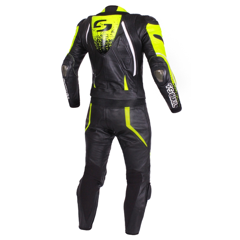 Herrenjacke Tschul 585 schwarz-fluo gelb Ausverkauf