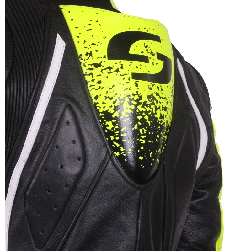 Herrenjacke Tschul 585 schwarz-fluo gelb Ausverkauf