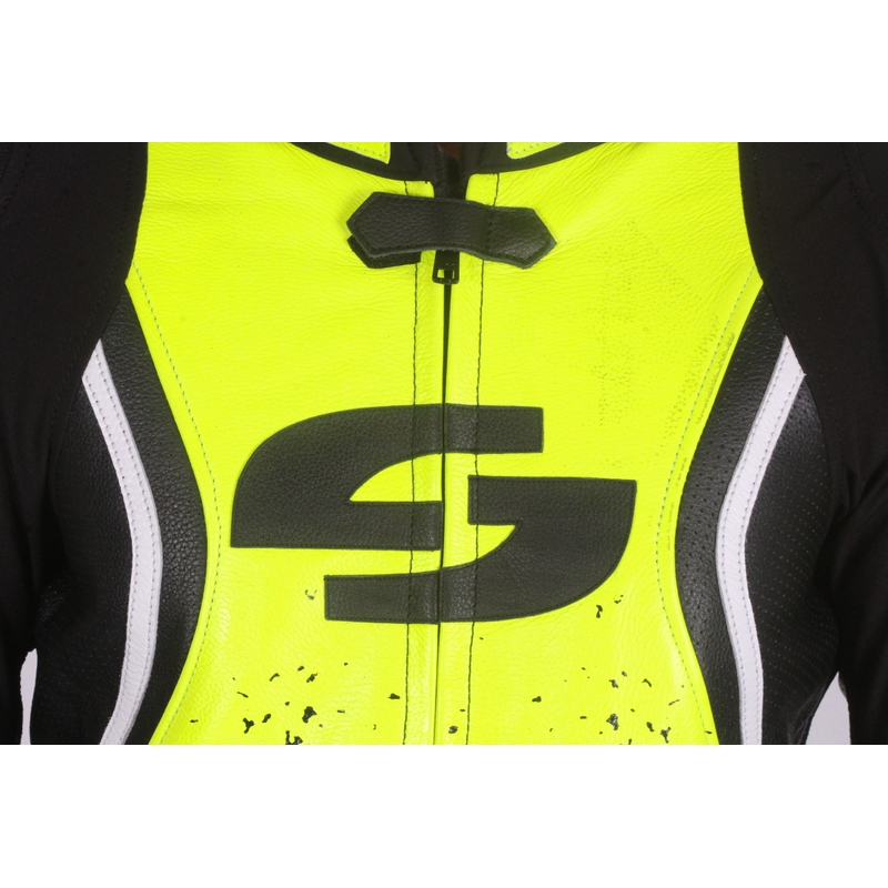 Herrenjacke Tschul 585 schwarz-fluo gelb Ausverkauf