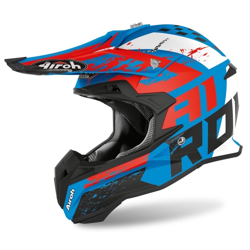 Motocross Helm Airoh Terminator Hanger türkis matt