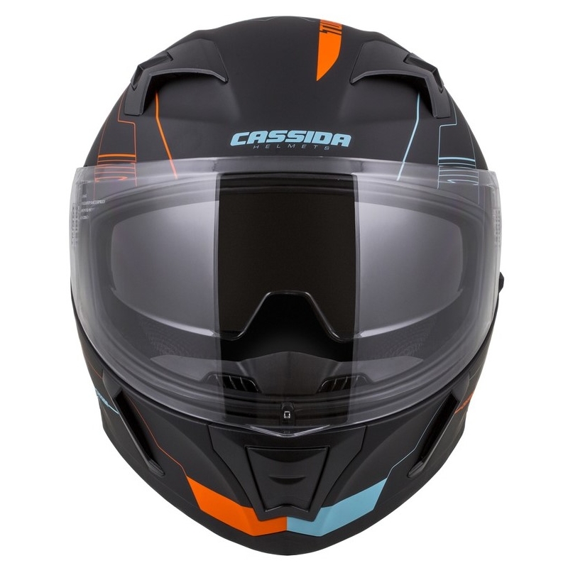 Cassida Integral 3.0 Turbohead Helm schwarz-orange-blau Ausverkauf