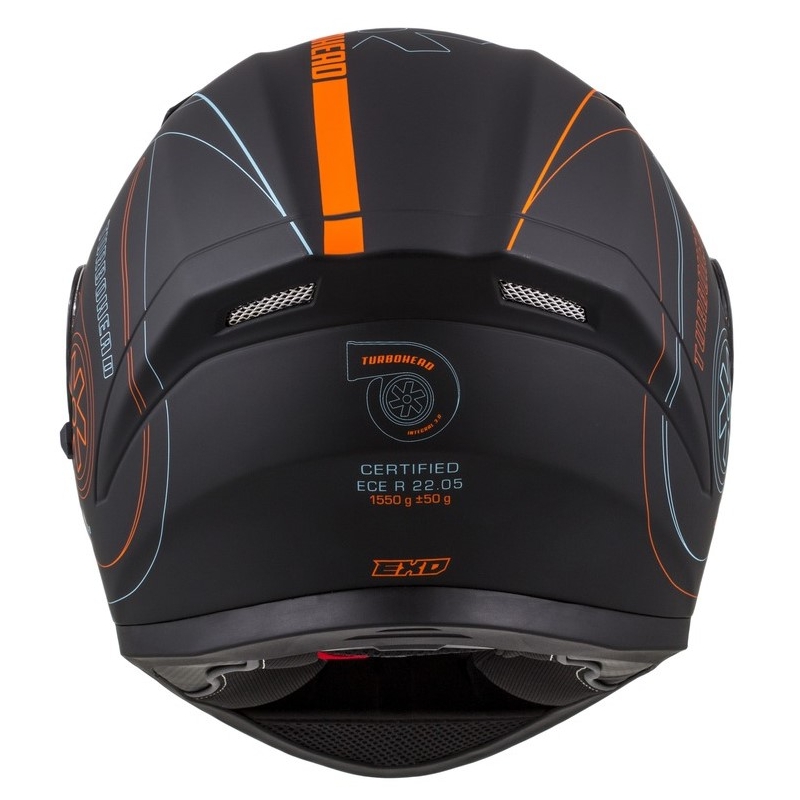 Cassida Integral 3.0 Turbohead Helm schwarz-orange-blau Ausverkauf