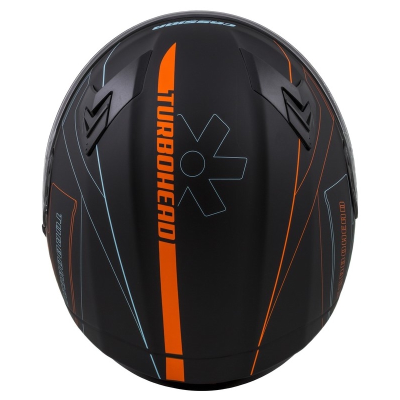 Cassida Integral 3.0 Turbohead Helm schwarz-orange-blau Ausverkauf