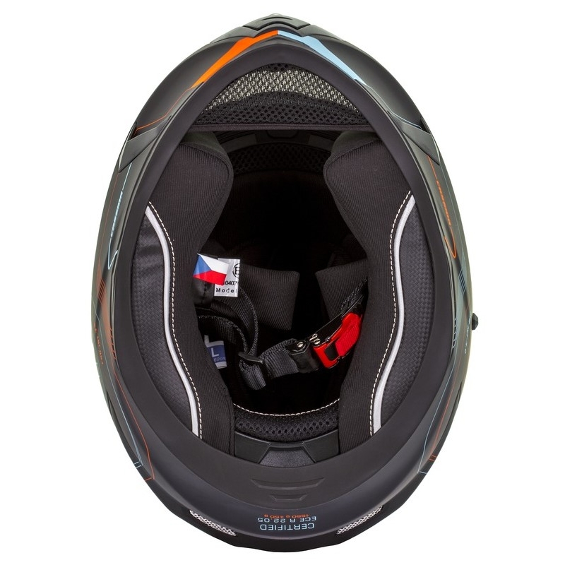 Cassida Integral 3.0 Turbohead Helm schwarz-orange-blau Ausverkauf