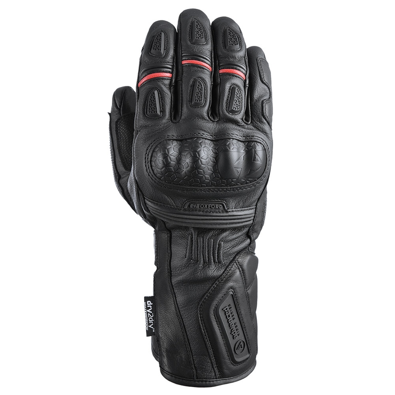 Oxford Advanced Mondial Motorradhandschuhe Lang Schwarz