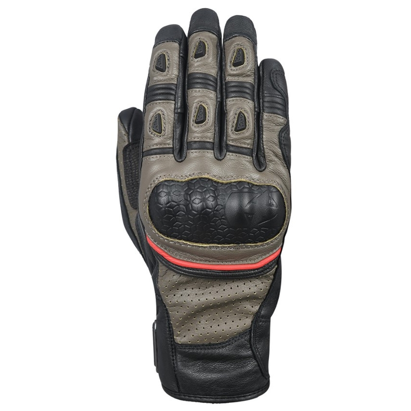 Oxford Hawker Motorradhandschuhe braun-schwarz Ausverkauf