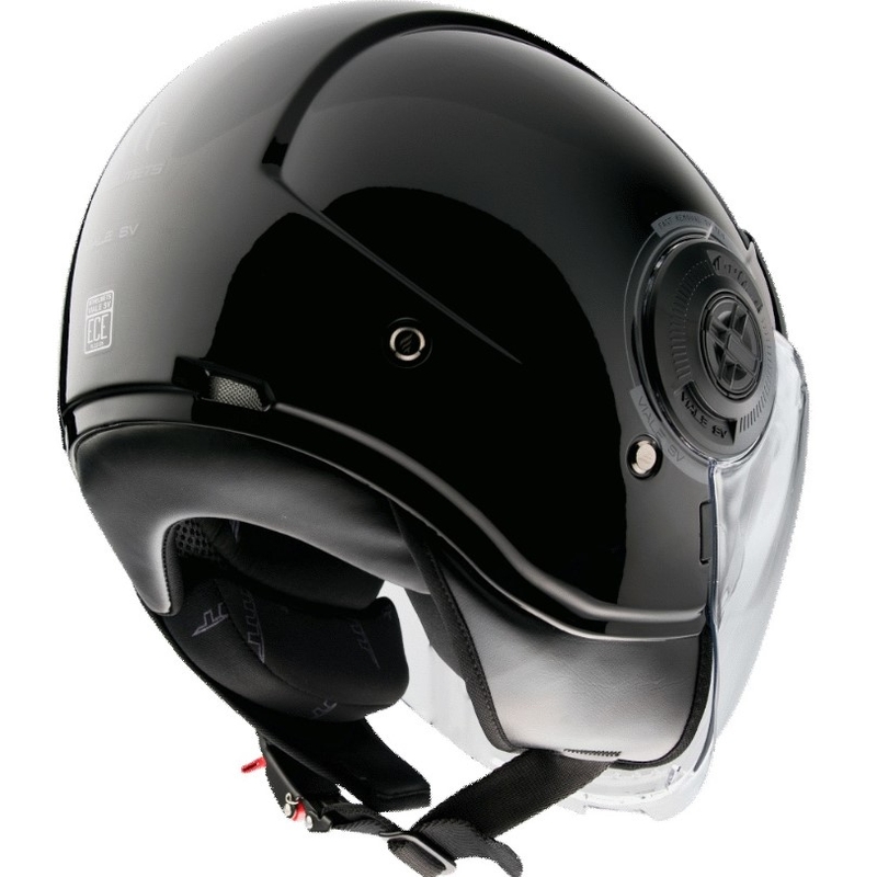 MT Viale Open Motorradhelm Schwarz Glanz Ausverkauf