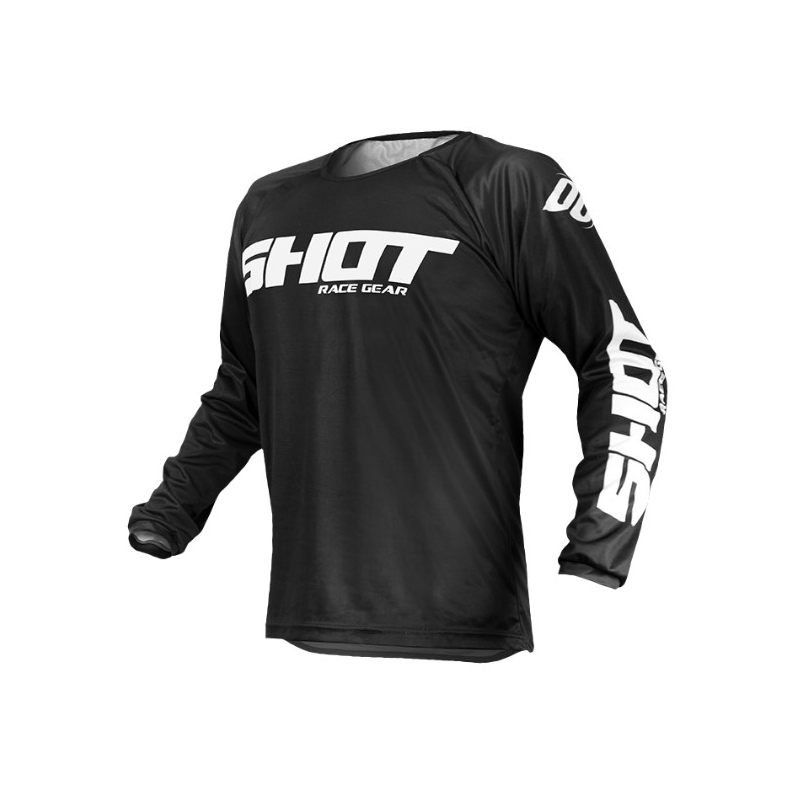 Motocross Trikot Shot Devo Raw schwarz Ausverkauf