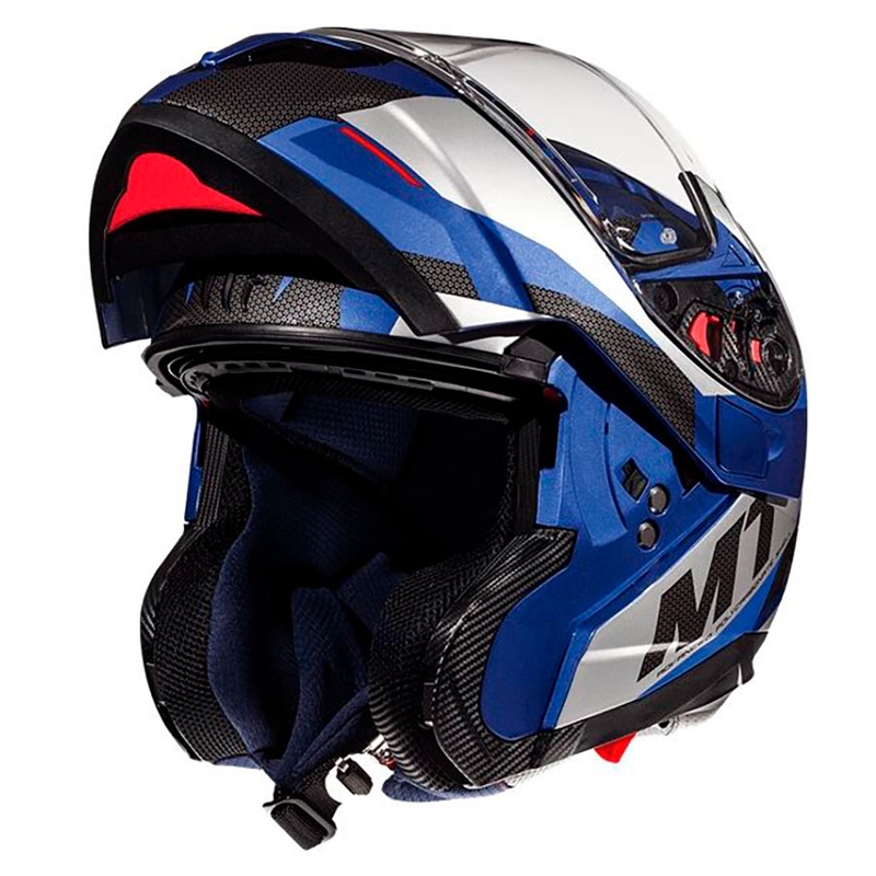 MT Atom SV TRANSCEND E7 Motorradhelm blau Ausverkauf