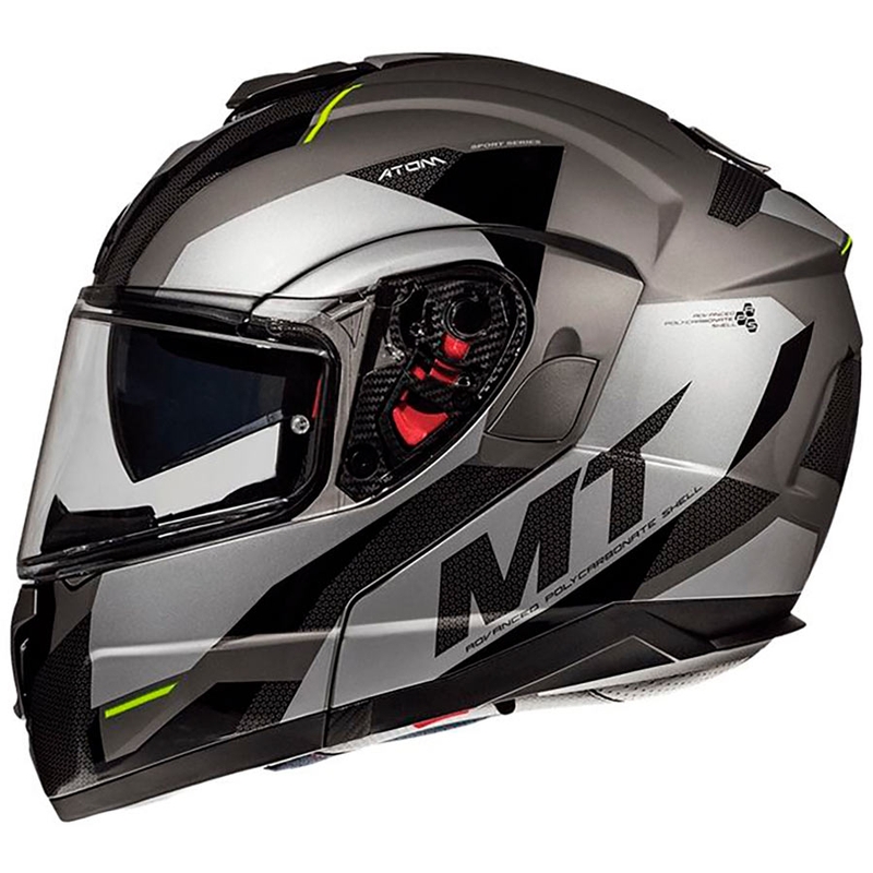 MT Atom SV TRANSCEND E2 Motorradhelm grau Ausverkauf